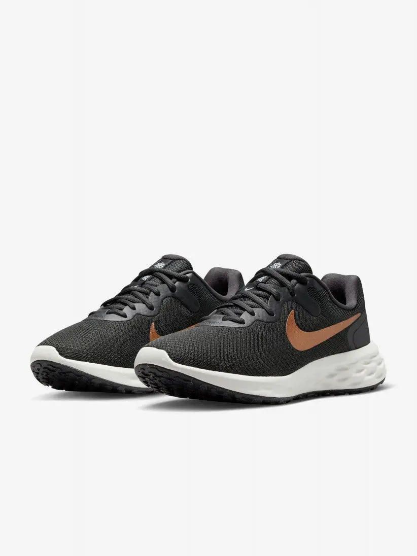 Sapatilhas Mulher Nike Revolution 6 Cinza/Dourado - Image 3