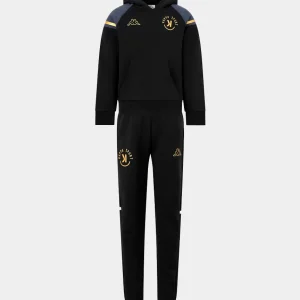 Conjunto Kappa Sassorgo Cardado Criança Preto