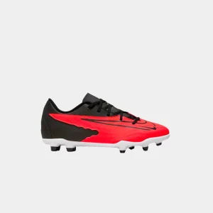 Chuteiras Nike Jr Phantom GX Club FG/MG Preto/Vermelho