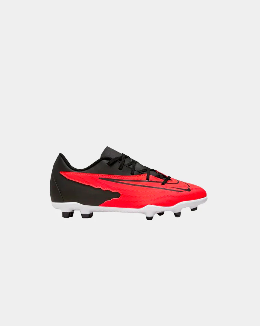 Chuteiras Nike Jr Phantom GX Club FG/MG Preto/Vermelho - Image 2