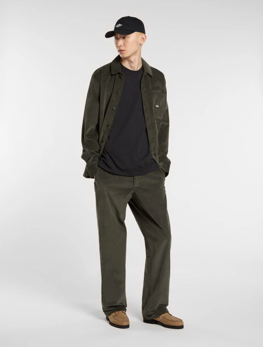 Calças Dickies Corduroy 874 Verde - Image 7