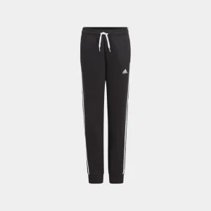 Calças Cardadas Criança Adidas 3S Pretas