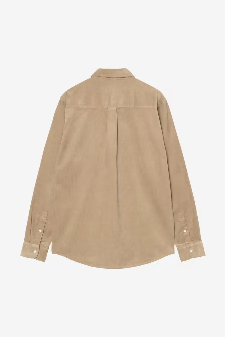 Camisa Carhartt WIP Madison Fine Cord Bege - Image 3