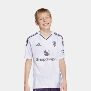 Camisola Adidas Manchester United 25/26 J Branca/Roxo