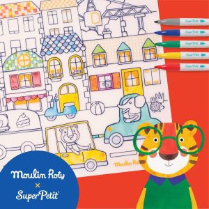 Individual em Silicone | SuperPetit x Moulin Roty Popipop