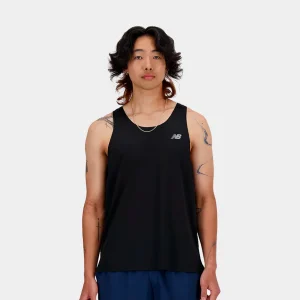 T-shirt de Alças de Treino New Balance Sport Essential Preta