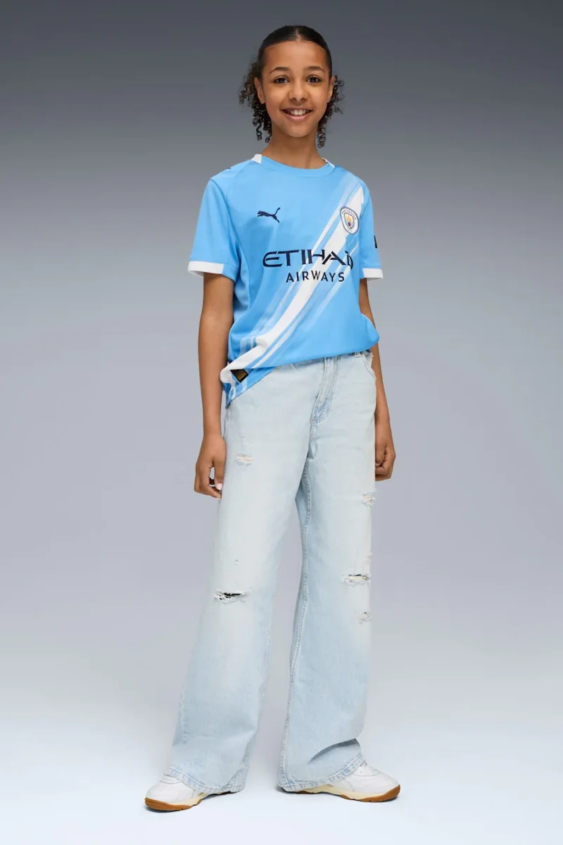 Camisola Puma Manchester City 25/26 Jr Azul - Image 4