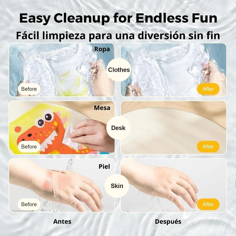Conjunto de Tintas Sólidas Laváveis ( 30 Unidades) - Image 6