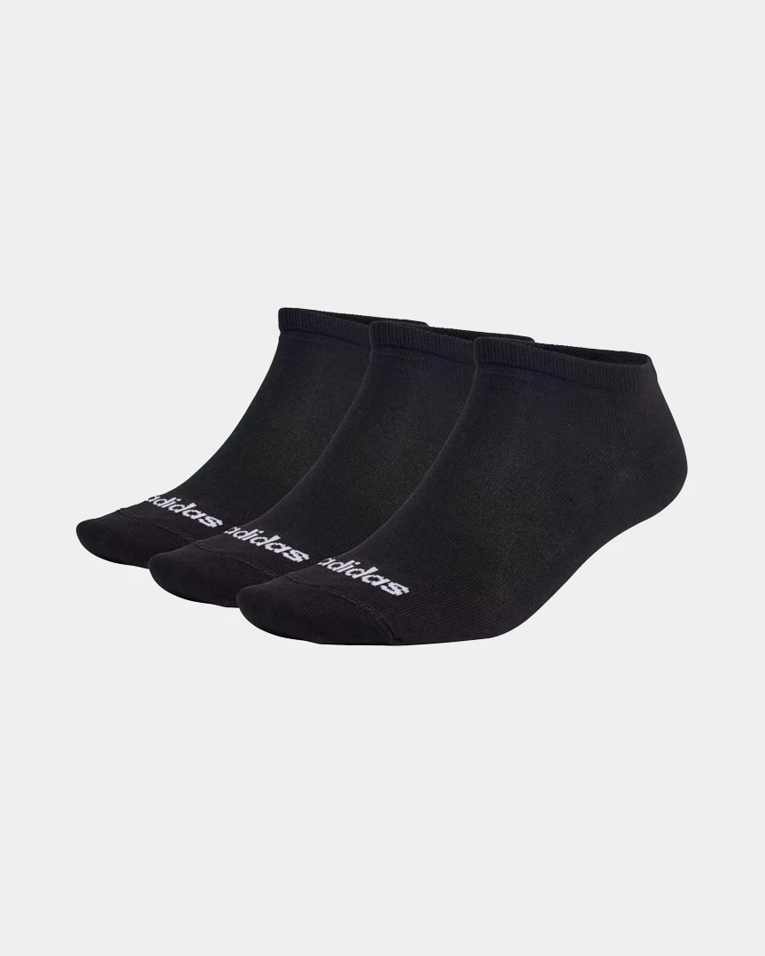 Adidas Meias Leves Invisíveis 3P Pretas