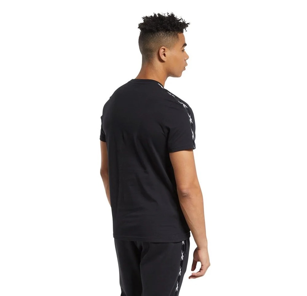 T-Shirt Reebok Training Essentials Tape Preta - Image 3