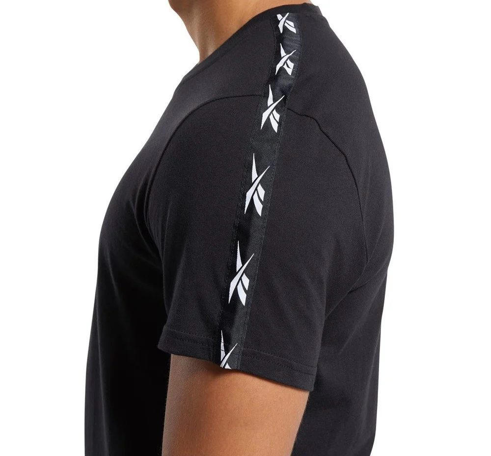 T-Shirt Reebok Training Essentials Tape Preta - Image 5