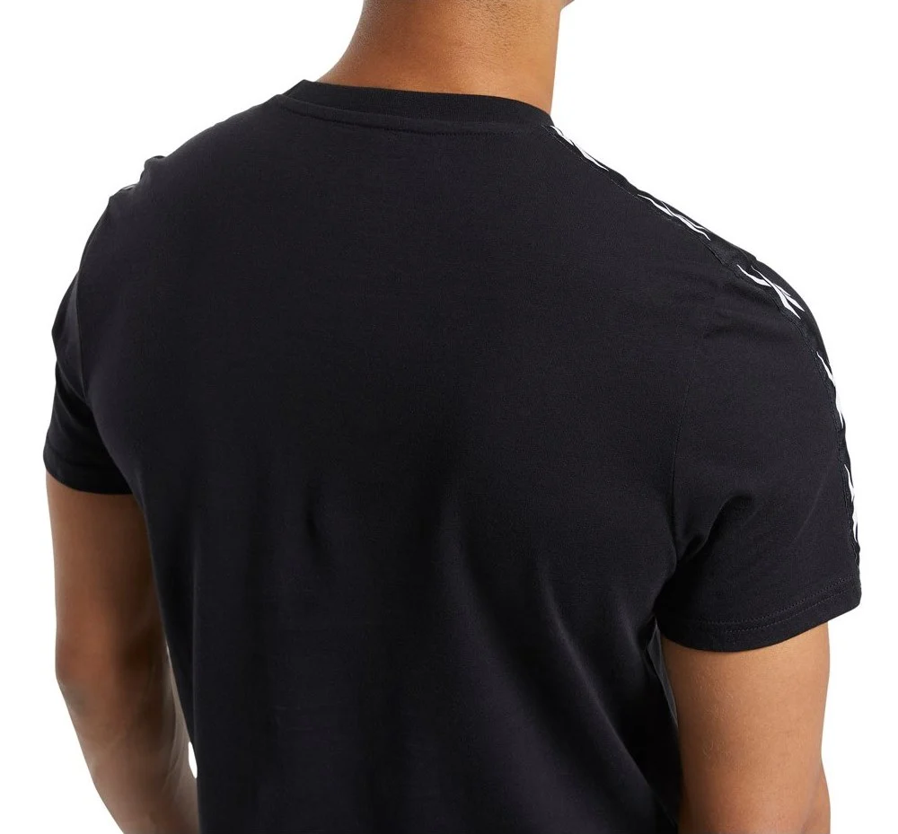 T-Shirt Reebok Training Essentials Tape Preta - Image 6