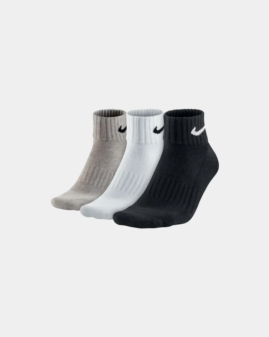Nike Meias Almofadadas até o Tornozelo 3P Multicor