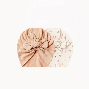 Conjunto de 2 Turbantes cabelo | Flower Buds